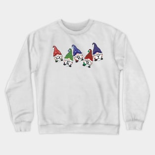 Scattered Merry Gnomes Crewneck Sweatshirt